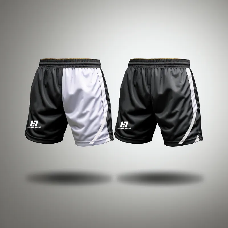 For Sport White Sports Shorts Mens by Aibort 5