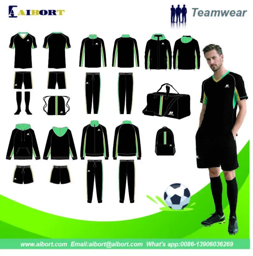 Elite fodbolduniform sæt - Opret dit brand med fuldt tilpassede fodboldsæt | Logo, navn & nummer klar 1