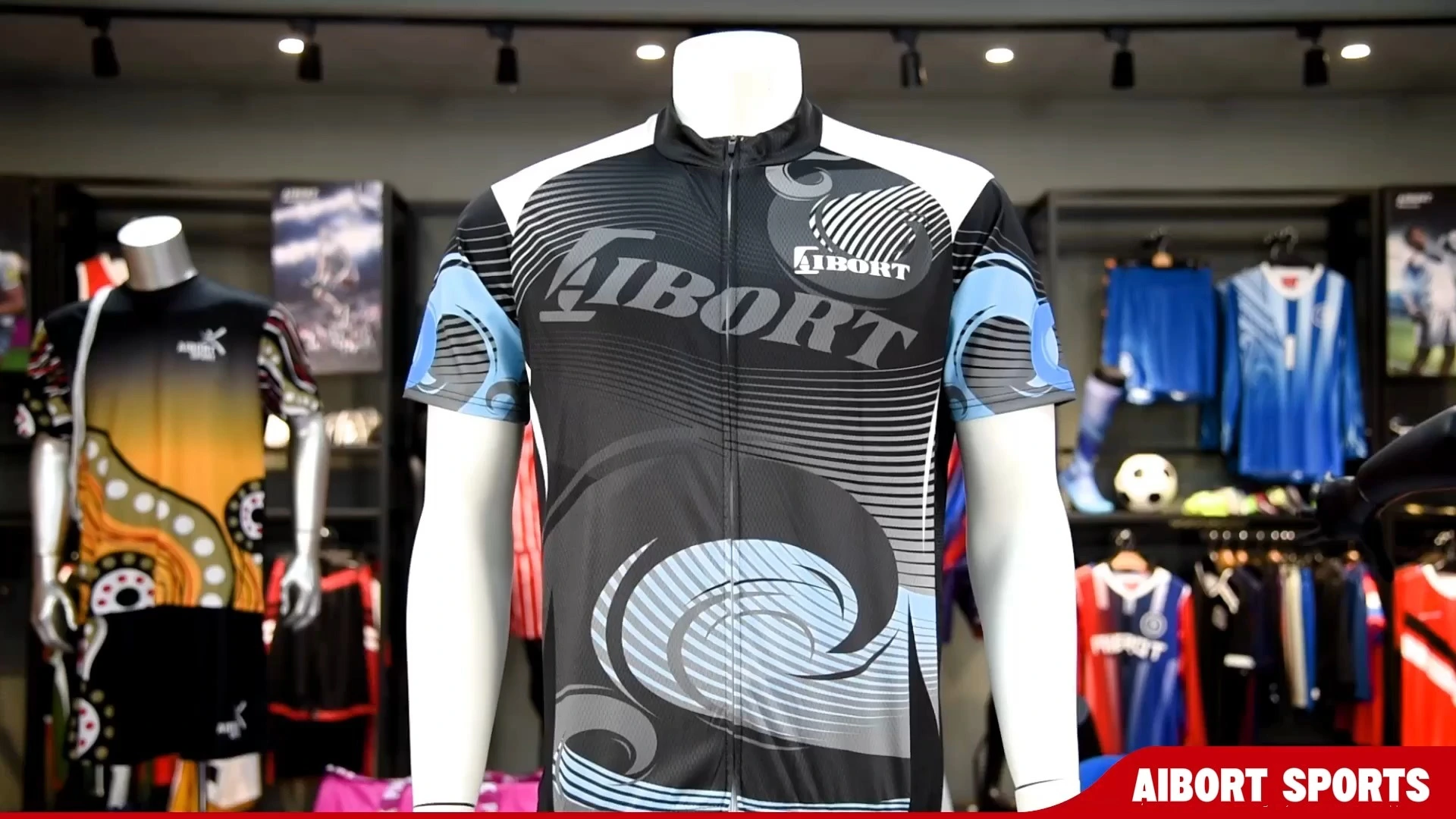 Ensembles de vêtements de cyclisme à manches longues Aibort Factory Price : respirants, légers et à compression, évacuant l’humidité et durables, parfaits pour les épreuves sur route. 1