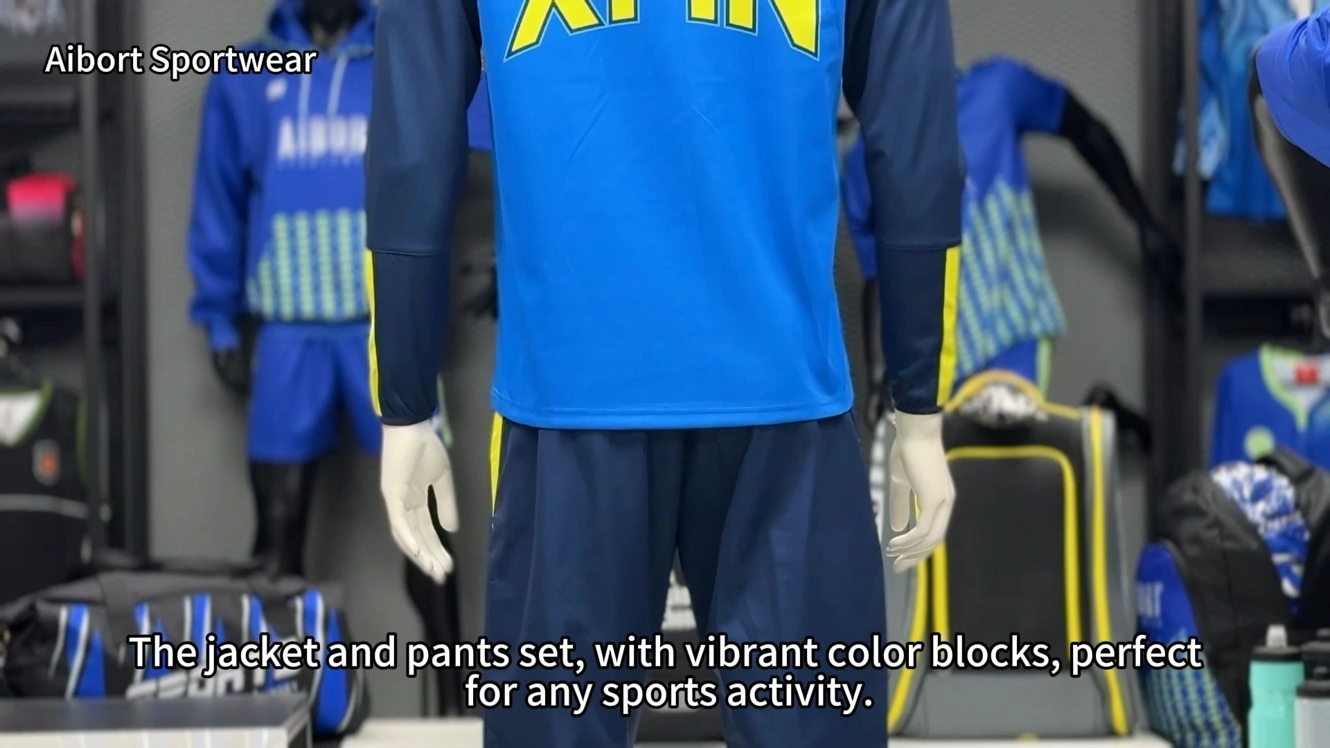 Aibort Trendy Høy Elastisitet Ultralett Pustende 100 % Polyesterstoff Fullt Tilpassede Premium Skreddersydde Sett OEM-Service 1